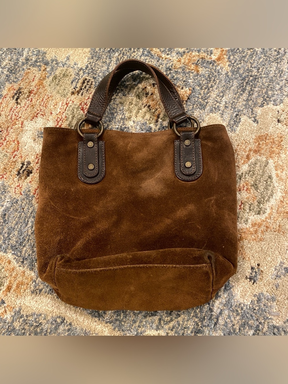 Bag, Maurizio Taiuti Red Lined Genuine Leather